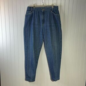 Vintage Vivaldi Jeans Women’s 14 Blue High Rise Waist Tapered Leg USA Made Y2K